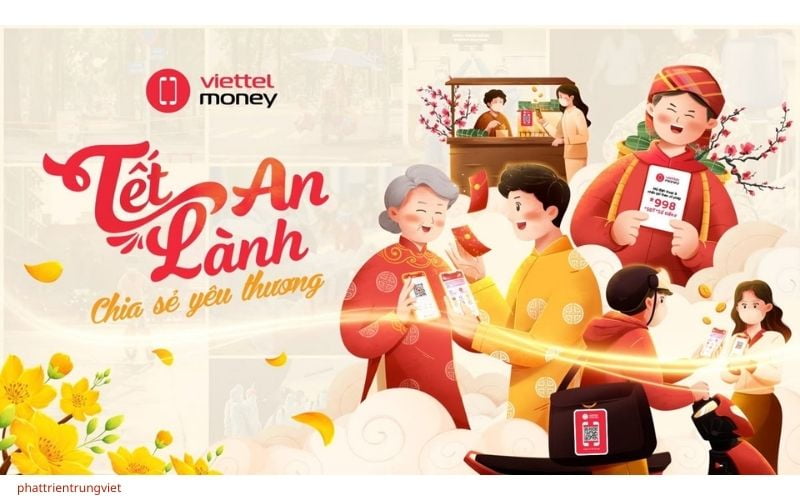 Banner Tết như lời nhắn gửi may mắn của doanh nghiệp tới khách hàng 